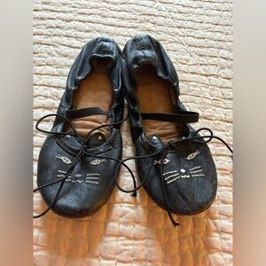 Magnolia Pearl leather ballet flats